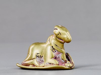 Lot 180 - BRONZE NANDI INDIA 16TH CENTURY