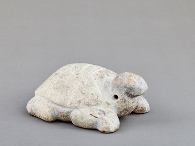 Lot 36 - TURTLE STONE INDIA 19TH CENTURY