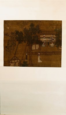 Lot 122 - COURTLY GARDEN SCENE , QIU YING (CIRCA 1498-1552)