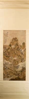 Lot 418 - LANDSCAPE , WANG HUI (1632-1717)
